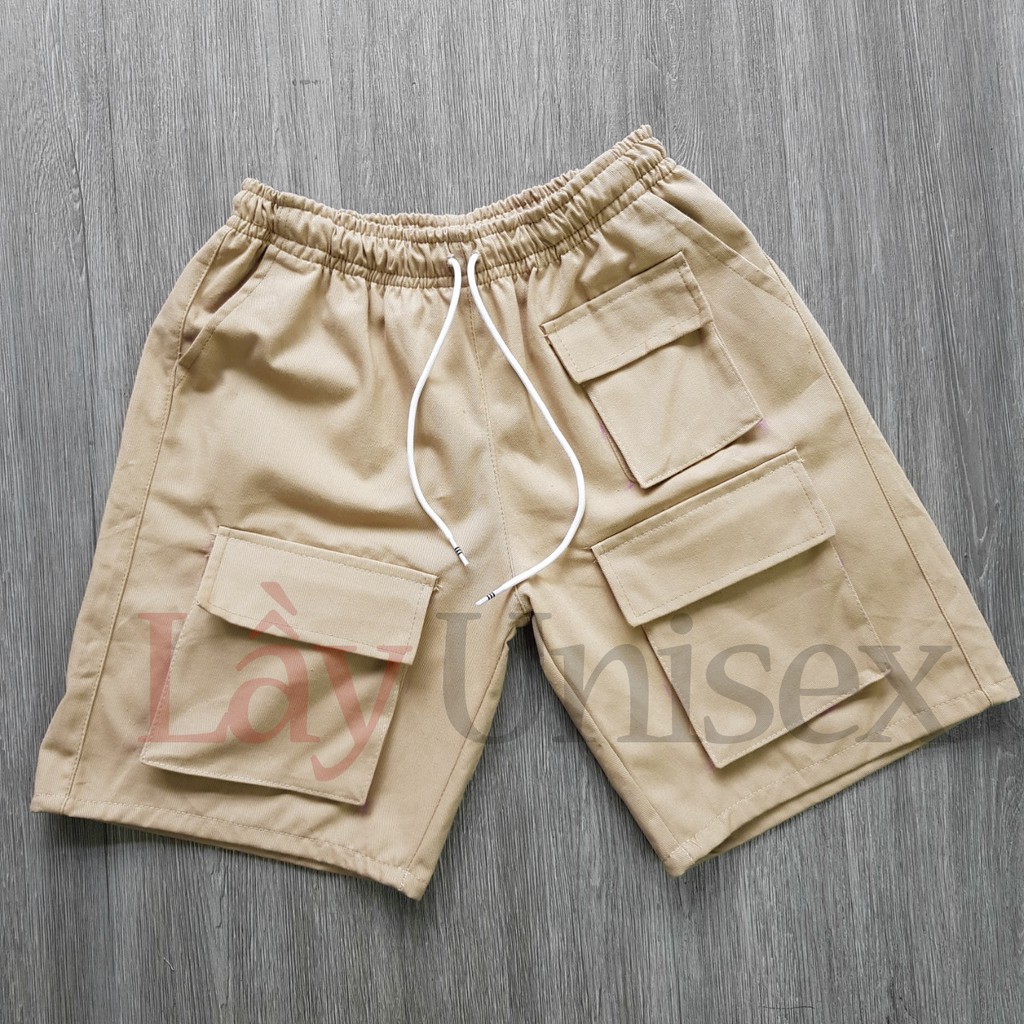 Short kaki unisex 5 túi