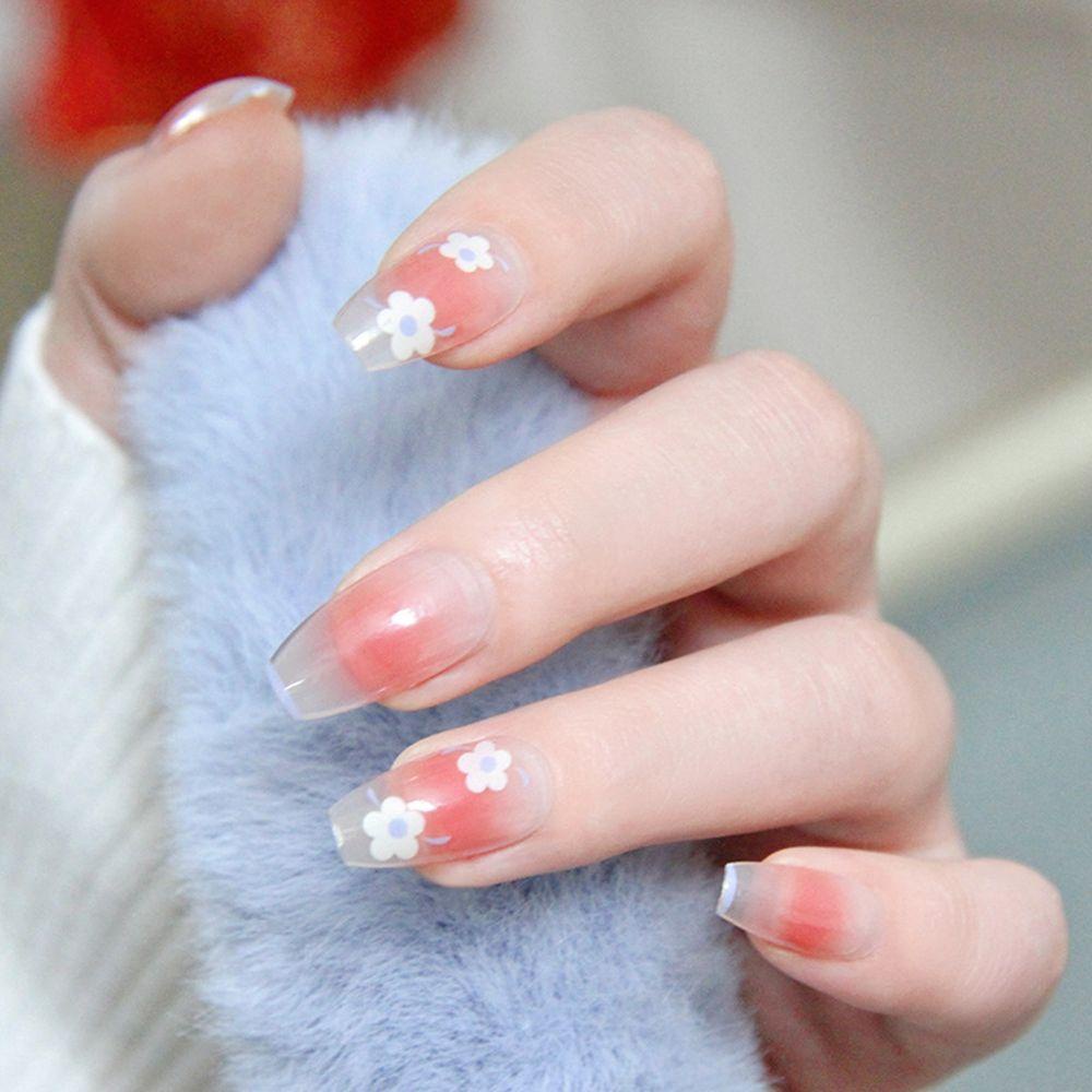 EUCA Hộp 24 Móng Tay Giả Che Phủ Toàn Diện Chất Lượng Cao