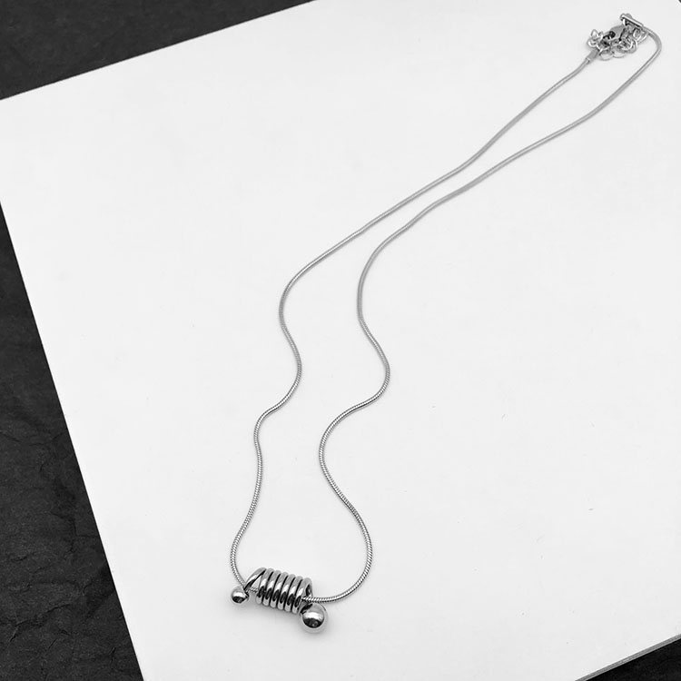 Vòng cổ kim loại thiết kế đơn giản cá tính thời trang cho nữ