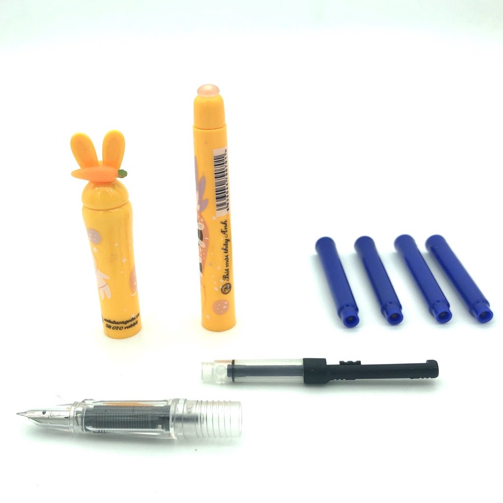 Bút máy SH070 hình thỏ_Bút mài Thầy Ánh_Ngòi êm, trơn