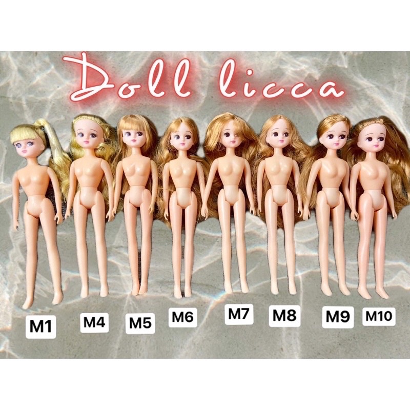 B5-BÚP BÊ LICCA CHÍNH HÃNG BODY NHỰA DẺO