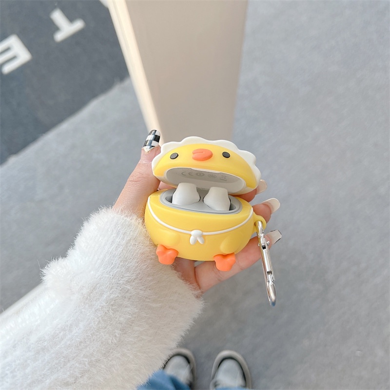 AH07 Baseus WM01 CASE / WM02 CASECASE New Silicone Case  Cute  Cartoon Cover Dust-proof Protective Case for WM01 Case WM02 case