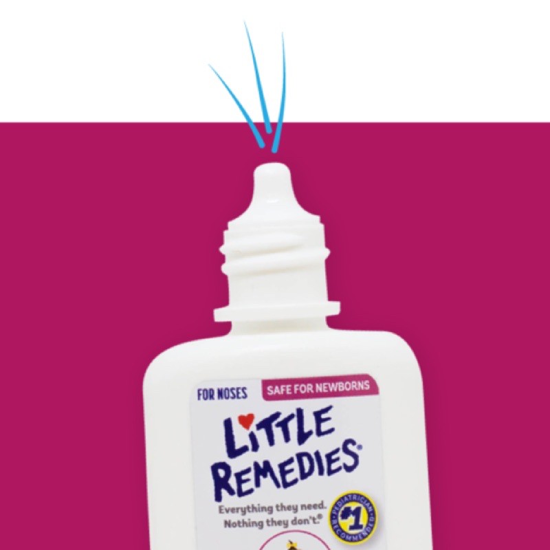 Xịt nhỏ mũi cho bé Little Remedies Saline Spray Drops 30ml của Mỹ