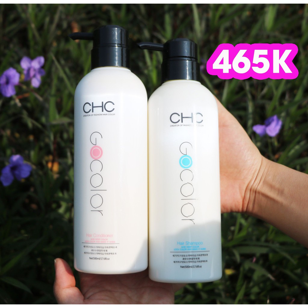 CHC Korea - gội xả kiềm dầu tăng phồng mềm mượt