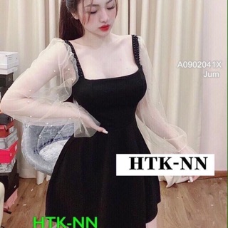 Jum tay lưới đính cườm sang chảnh