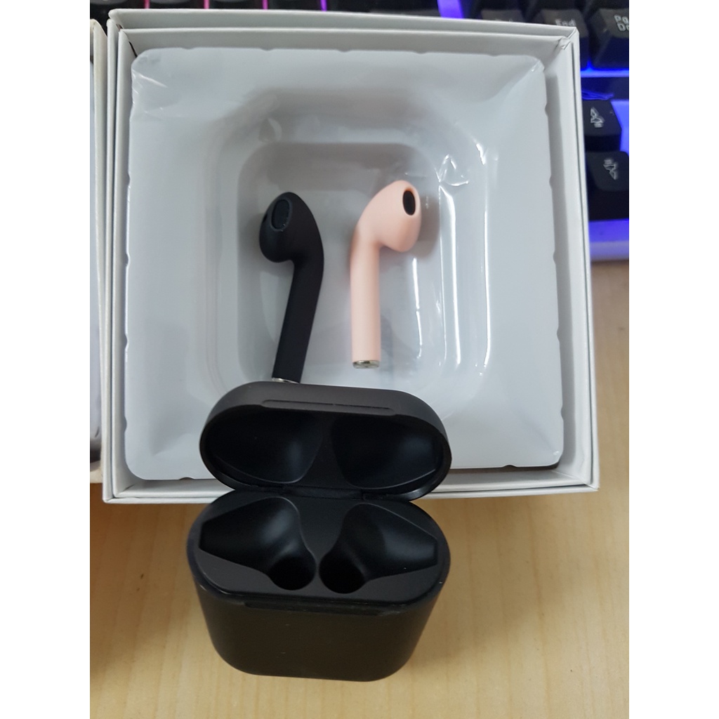 Tai nghe Blutooth S12 nhiều màu không dây nút cảm ứng âm thanh HIFI có mic đàm thoại kết nối mọi điện thoại