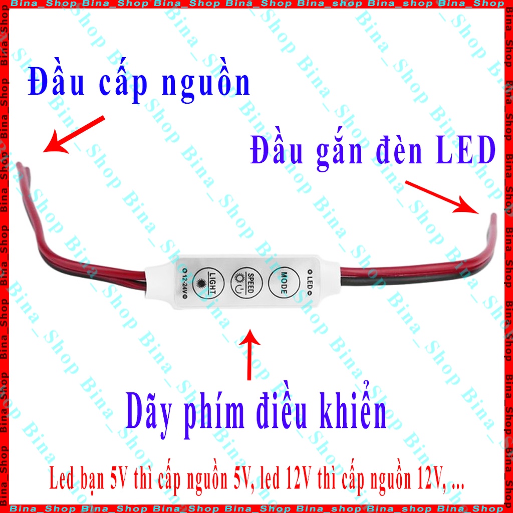 Dây công tắc điều khiển độ sáng đèn LED