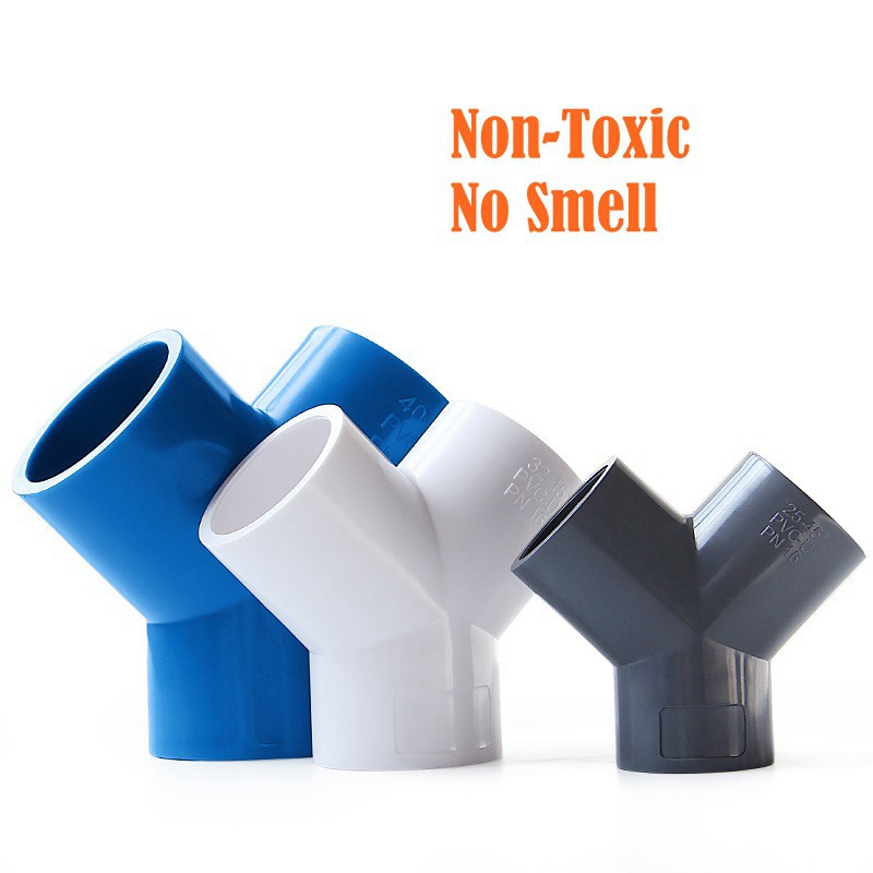 1/ 2 Đầu nối ống PVC  hình chữ Y 3 chiều tiện lợi chất lượng cao