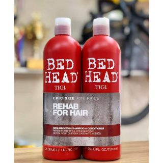 [Hàng chuẩn]Bộ gội xả Tigi đỏ 750mlx2 phục hồi suôn mượt _philip21