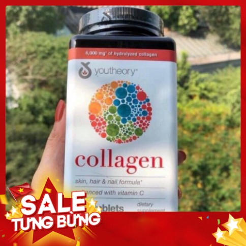 CỦ XẢ CỦA XẢ Viên Uống Bổ Sung Collagen Youtheory 390 viên – Mỹ date 2023 CỦ XẢ CỦA XẢ