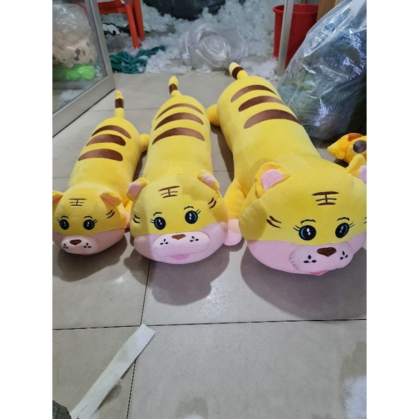 Gấu Bông❤️Gối Ôm Hổ Nằm vải cao cấp gòn bi 100%