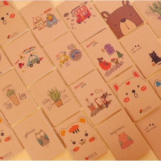 Sổ tay mini khổ A7 nhiều hình dễ thương đáng yêu