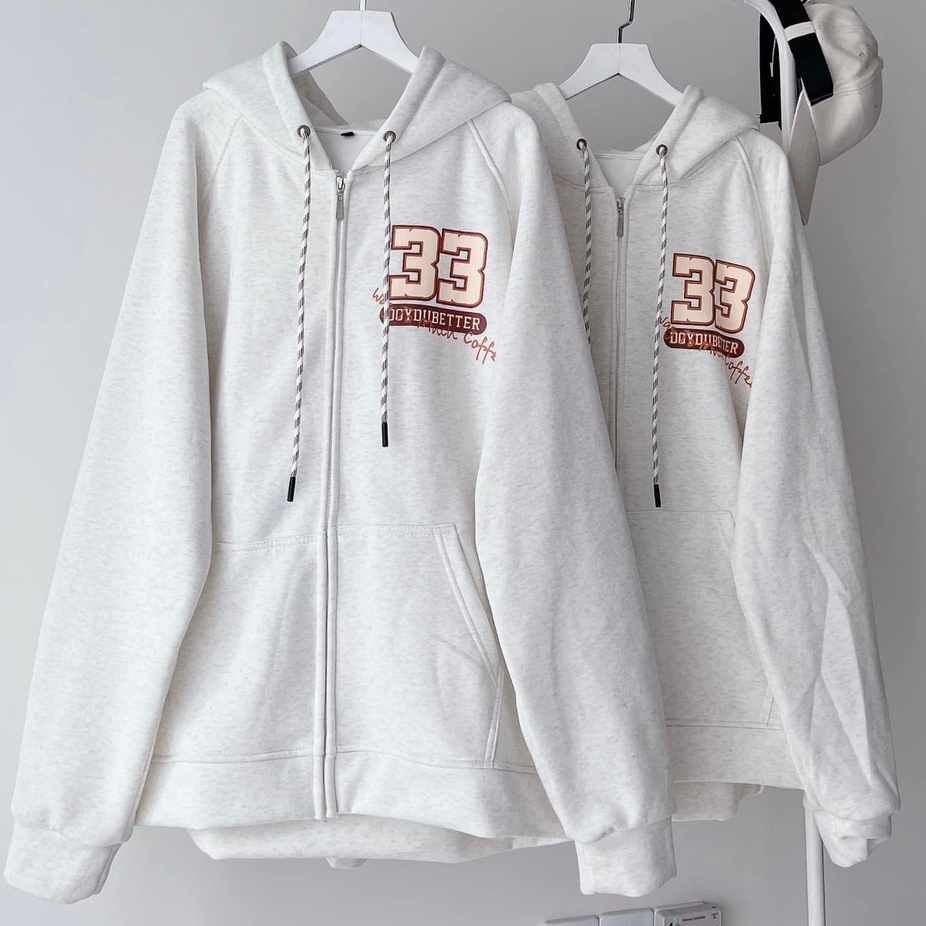 Áo Khoác Nỉ Form Rộng 33 Unisex