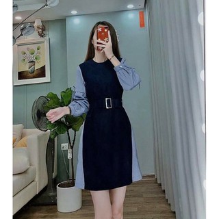 Váy công sở nữ tính thanh lịch - tts2312