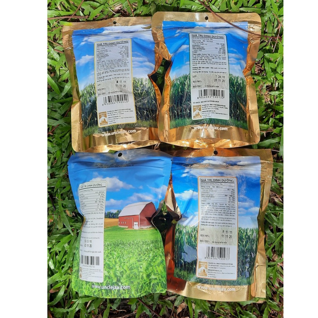 Bắp rang bơ Uncle Jax kiểu Mỹ 70gr đủ 7 loại ăn vặt | BigBuy360 - bigbuy360.vn