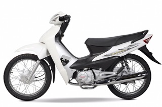 Tem decal Wave A 2006-2016 100cc (S100 MG883036 màu trắng)