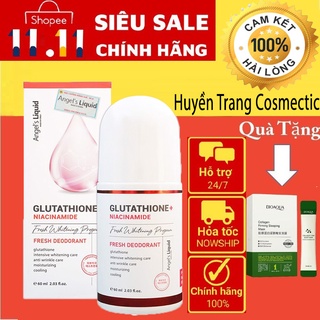 Lăn khử mùi Angel's Liquid Glutathione, Niacinamide Fresh Deodorant 60ml