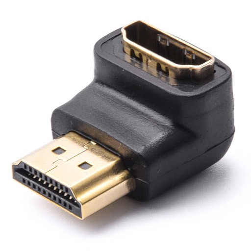 ĐẦU ĐỔI HDMI (L) -> HDMI (K) CHUYỂN ĐẦU HDMI THẲNG THÀNH HDMI ĐẦU CONG BẺ GÓC 90 ĐỘ UNITEK YA 008 , YA 009