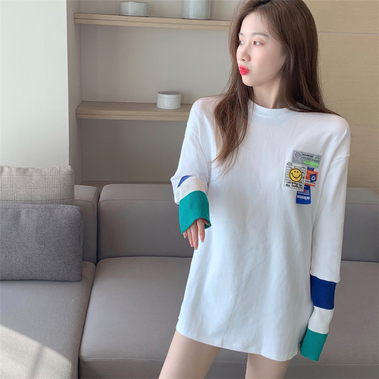 NRVP Áo Thun Nữ Vải Nhung Dày Cổ Tròn Hai Mặt Thời Trang Mùa Đông 2021