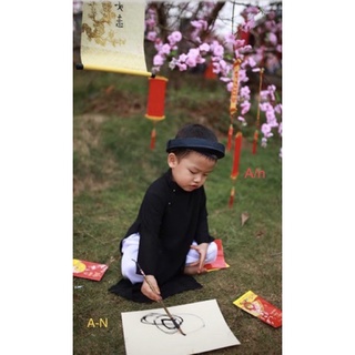 Áo dài ông đồ cho bé