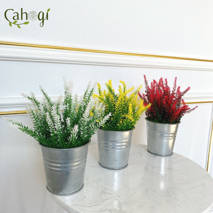 Hoa Giả - Cành Hoa Oải Hương Nhựa 35 CM