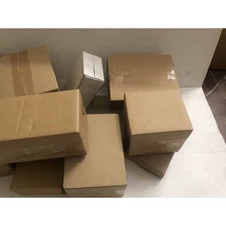 Hộp giấy carton GIÁ RẺ 20x15x4, số lượng (90 hộp) (TRÙM SỸ CARTON)