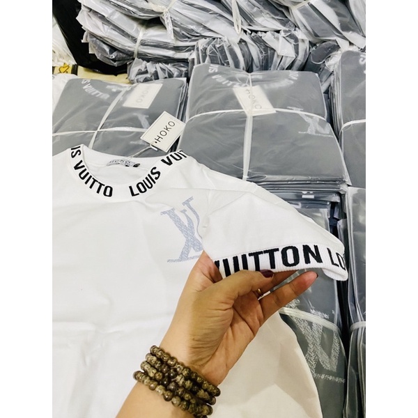 ÁO THUN CỔ TRÒN LV