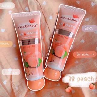 Kem nền BB Cream đào 2in1 của Kiss Beauty (có chống nắng SPF45 và che khuyết điểm)