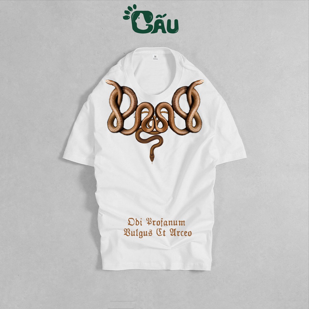 Áo thun nam GẤU 194 - MEN cổ tròn tay ngắn vải coton co dãn, dày dặn, form regular fit -  Rắn | BigBuy360 - bigbuy360.vn