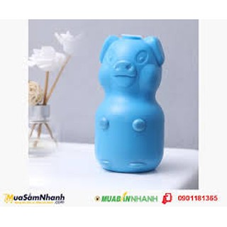 Lợn thả bồn cầu xanh