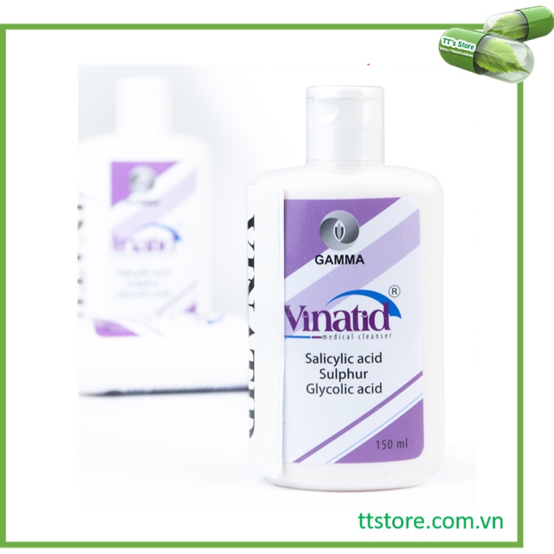 Sữa tắm, sữa rửa mặt Gamma Vinatid 150ml [Vitanid, vinacid]