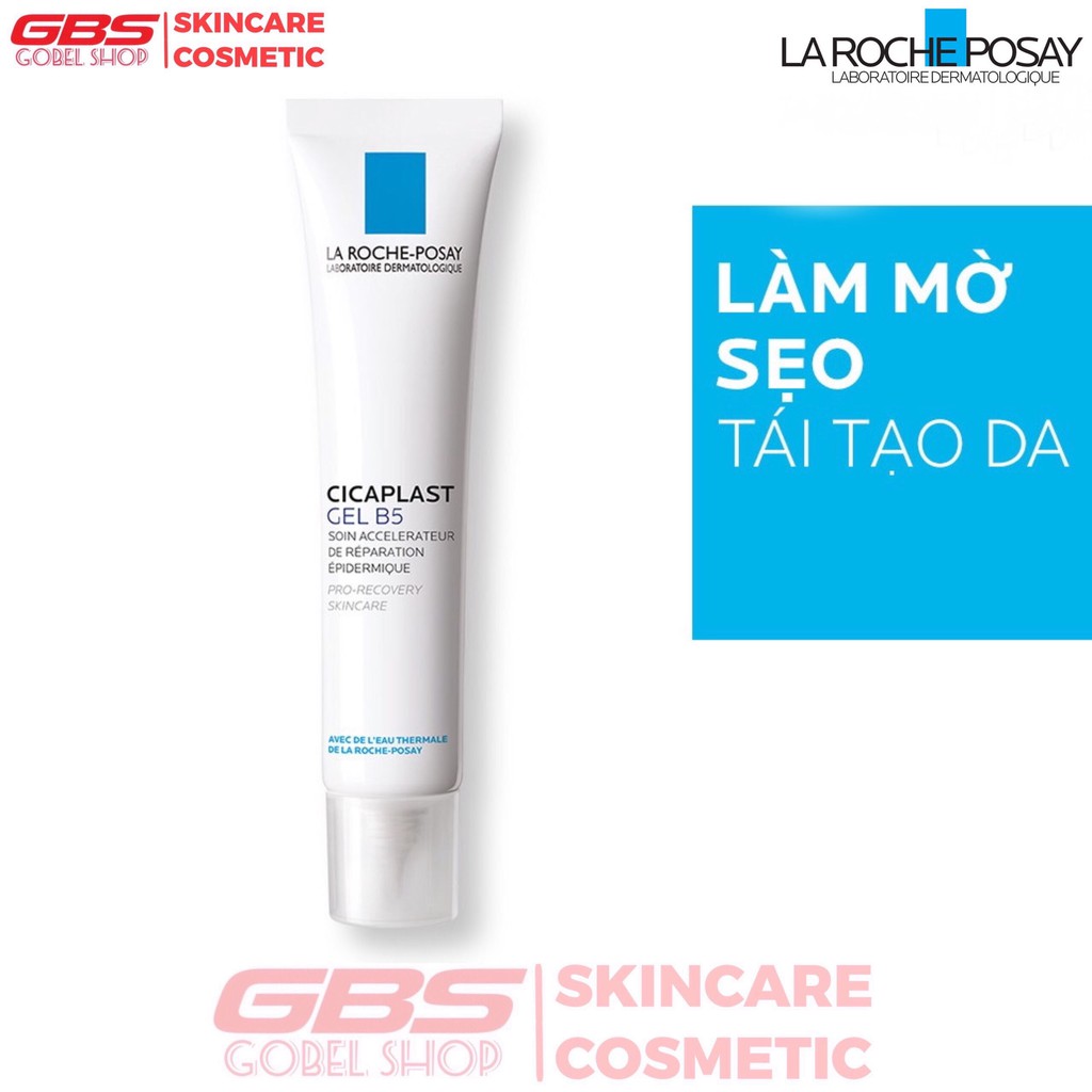 Gel La Roche- Posay Cicaplast Gel B5 Giúp Làm Mờ Sẹo, Làm Dịu, Phục Hồi, Tái Tạo Da 40ml