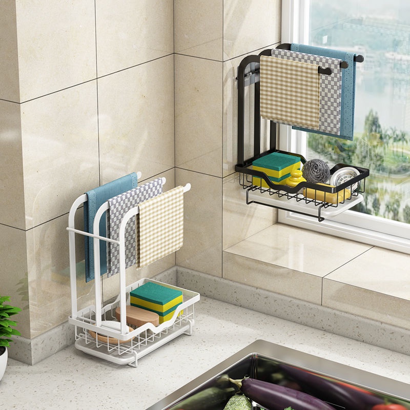 Giá Đỡ Đựng Mút Rửa Chén Gắn Tường Không Cần Khoan