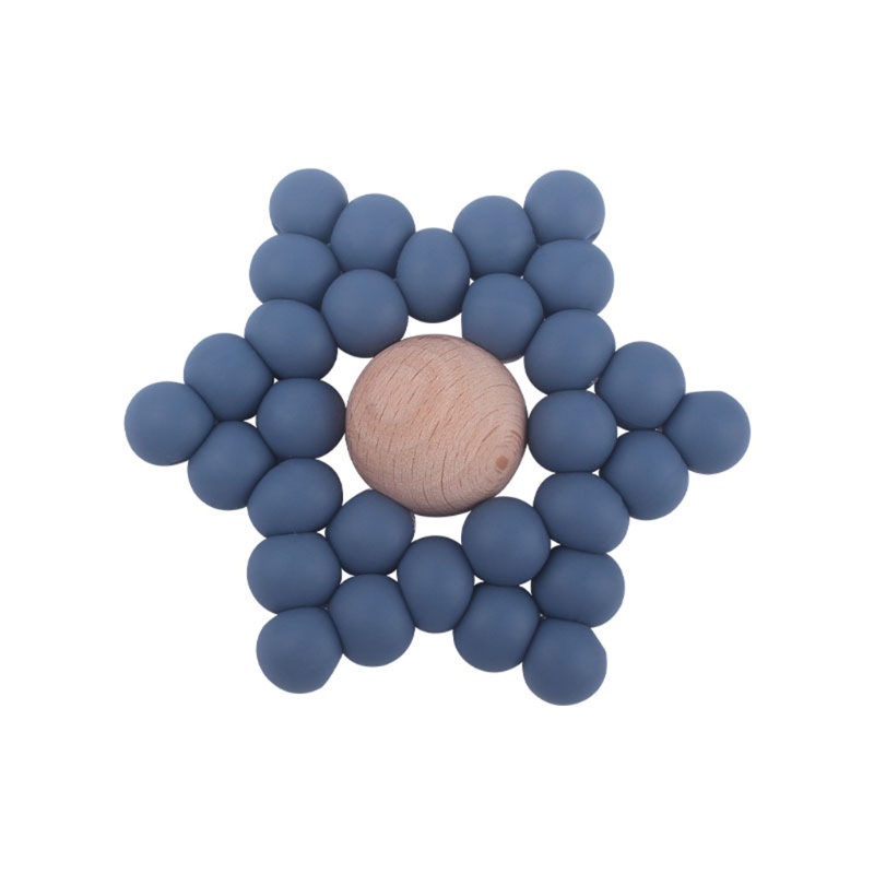 Đồ Chơi Gặm Nướu Bằng Silicone Cấp Thực Phẩm Không Độc Hại Dành Cho Em Bé