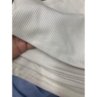 Vải Nhung tăm chất cotton , màu kem be