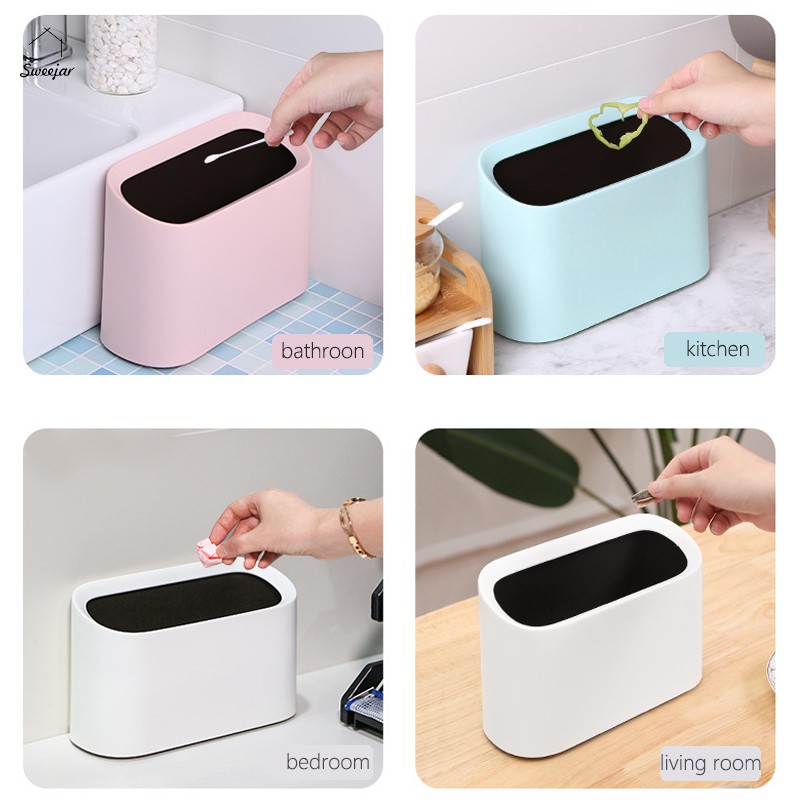 Thùng rác SWEEJAR cỡ nhỏ để bàn đa năng cho văn phòng/xe hơi