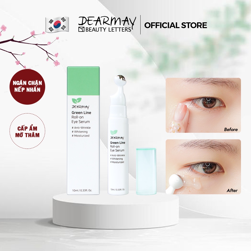 Thanh Lăn Mắt Dearmay Green Line Roll-on Eye Serum 10ml