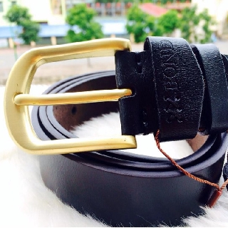 Thắt lưng kim Bond da bò thời trang hiện đại - M33