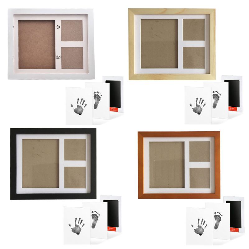 Khung Ảnh In Dấu Chân Tay Và Dấu Tay Kỷ Niệm Cho Bé Sơ Sinh