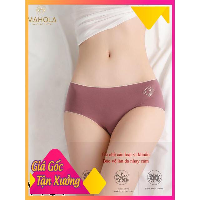 Quần lót nữ O2 Cotton Ép Không Đường May