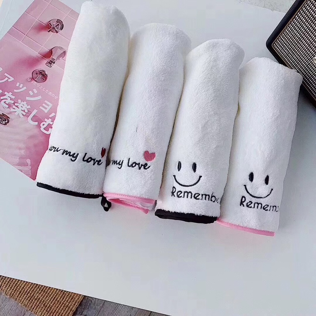 Khăn quấn ủ tóc nhanh khô chất liệu cotton mềm mại thấm hút siêu nhanh