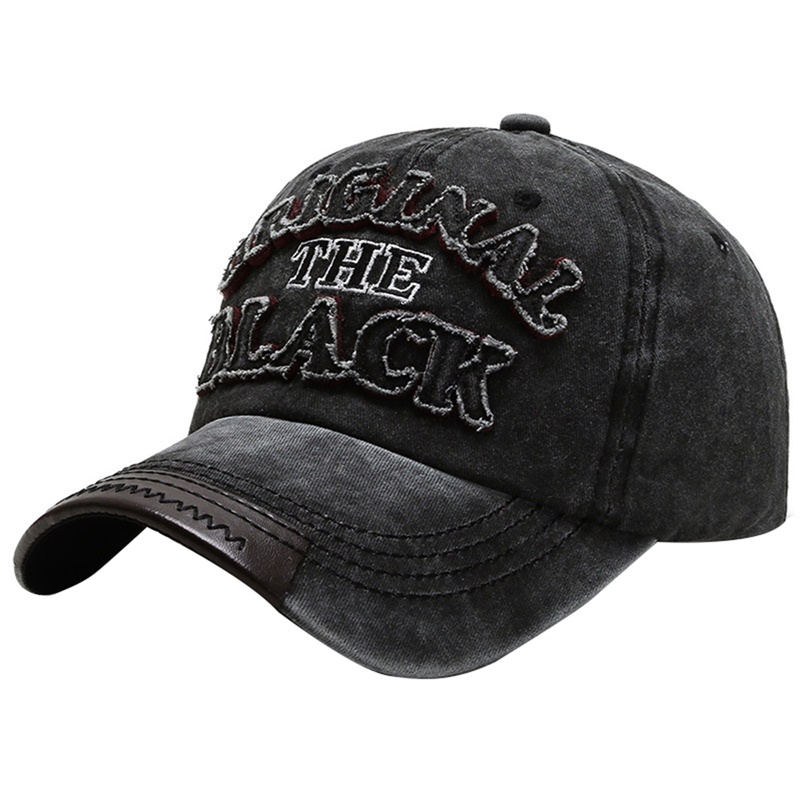 Mũ Lưỡi Trai Thêu Chữ Phong Cách Vintage