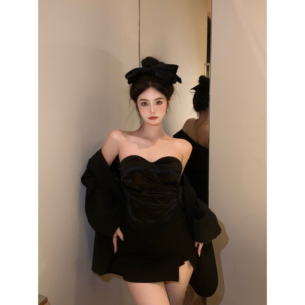 Cocory vn Áo Ống Không Tay Phong Cách Đường Phố Cổ Điển Thời Trang Quyến Rũ Cho Nữ