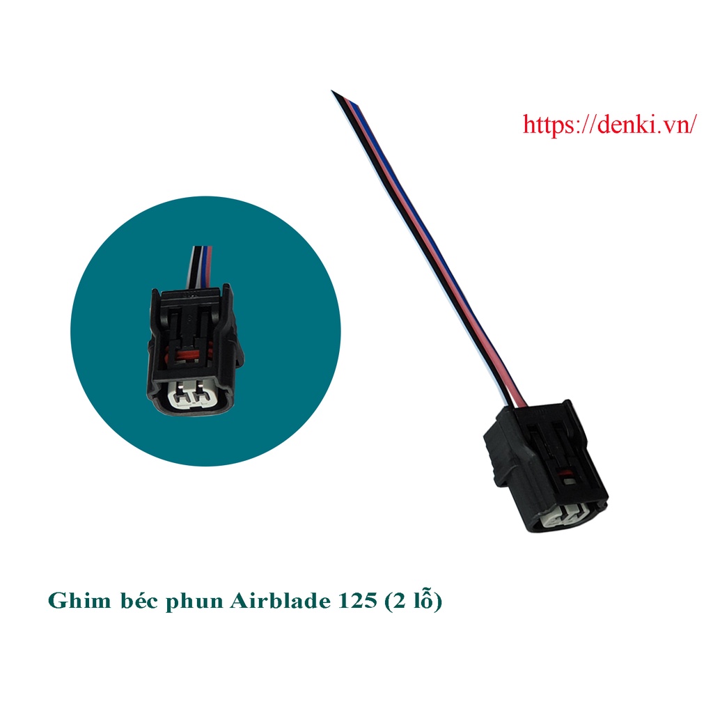 Giắc ghim ECU EXCITER 150, NOUVO, AirBlade, SIRIUS, LEAD, SH ý, VISION