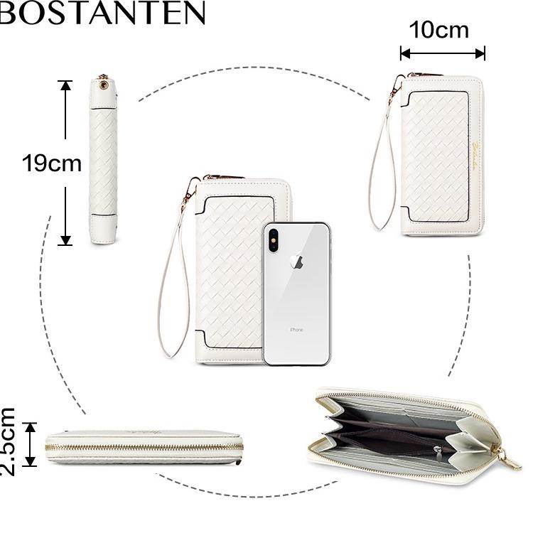 ✼ Ví Da Cầm Tay Bostanten Cho Nữ ➼