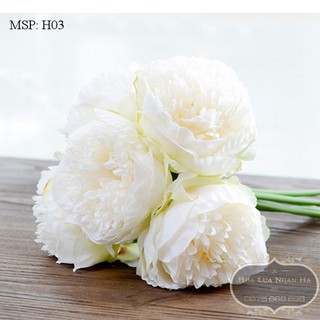 BÓ HOA MẪU ĐƠN LỤA