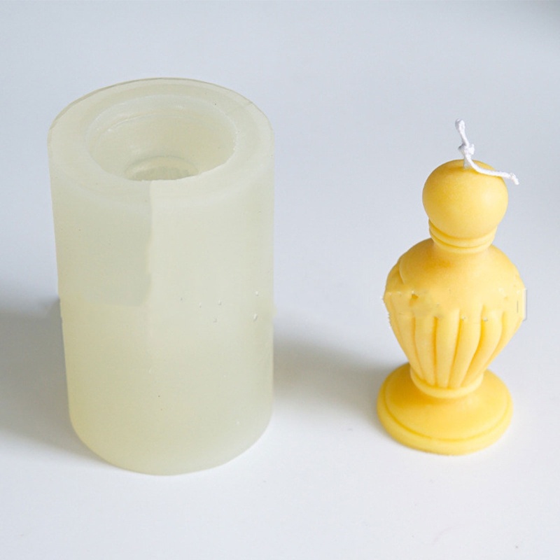 Khuôn Silicone Làm Nến DIY Hình Lọ Hoa Xinh Xắn