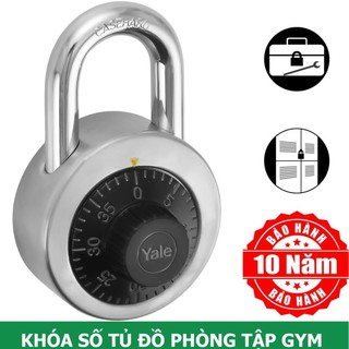Khóa số Yale Y140/50/122/1 sử dụng núm xoay dùng cho tủ phòng GYM và hộp dụng cụ
