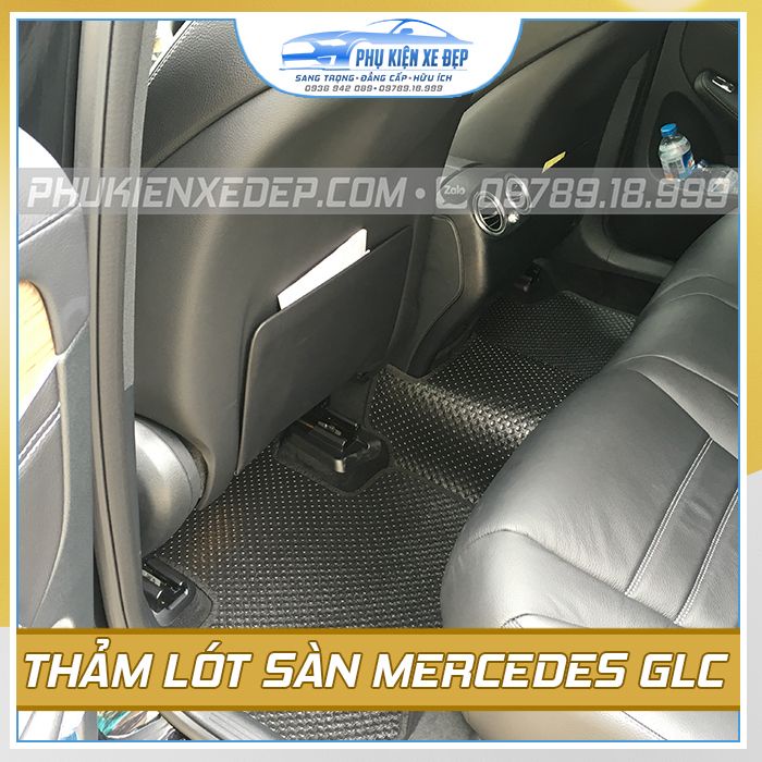 Thảm lót sàn ô tô Kata CAO CẤPcao su Thái Lan cho xe Mercedes GLC/Mercedes Benz C-Class/Benz A-Class vừa khít sàn xe