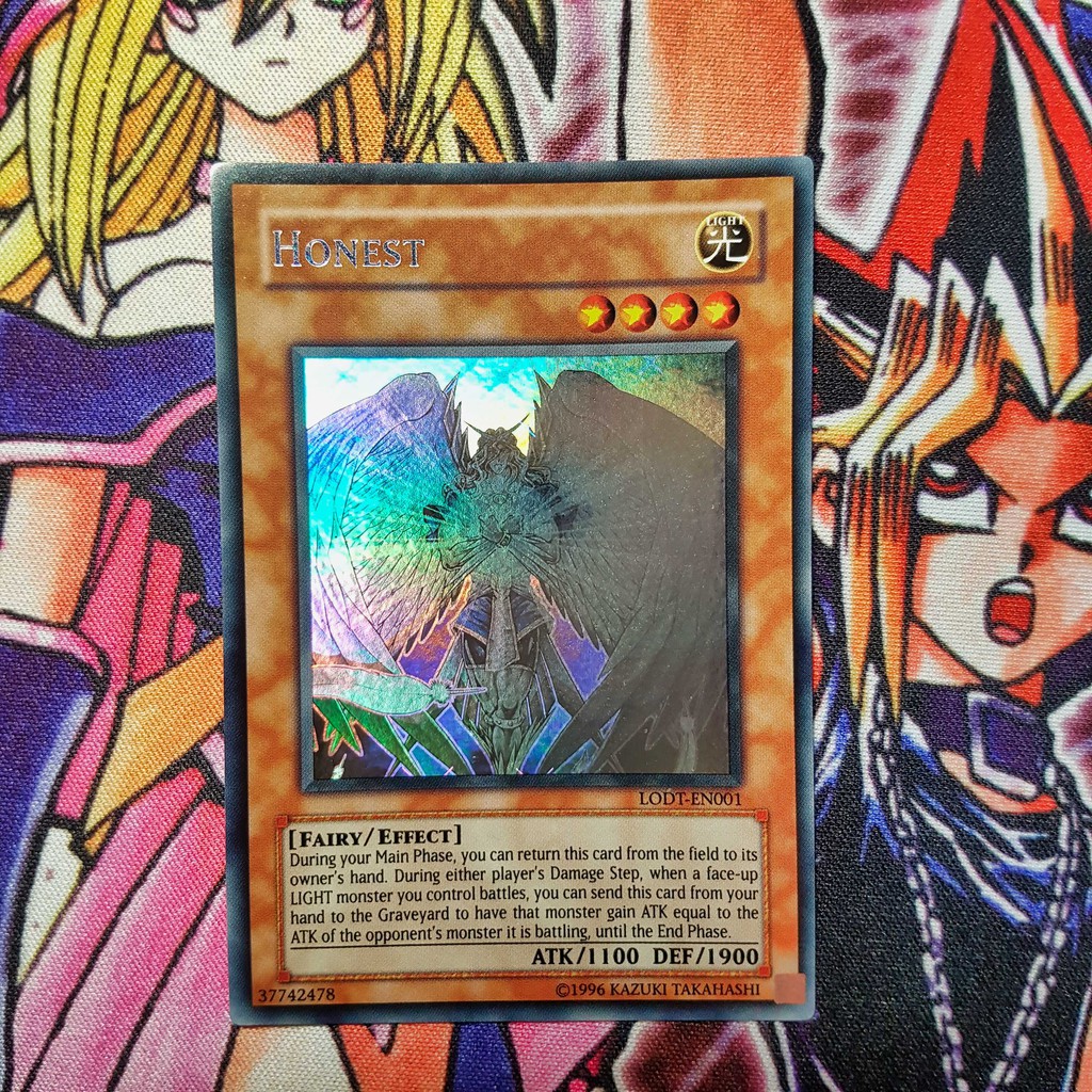 Thẻ bài YUGIOH sưu tập | Honest | LODT Ghost Rare.